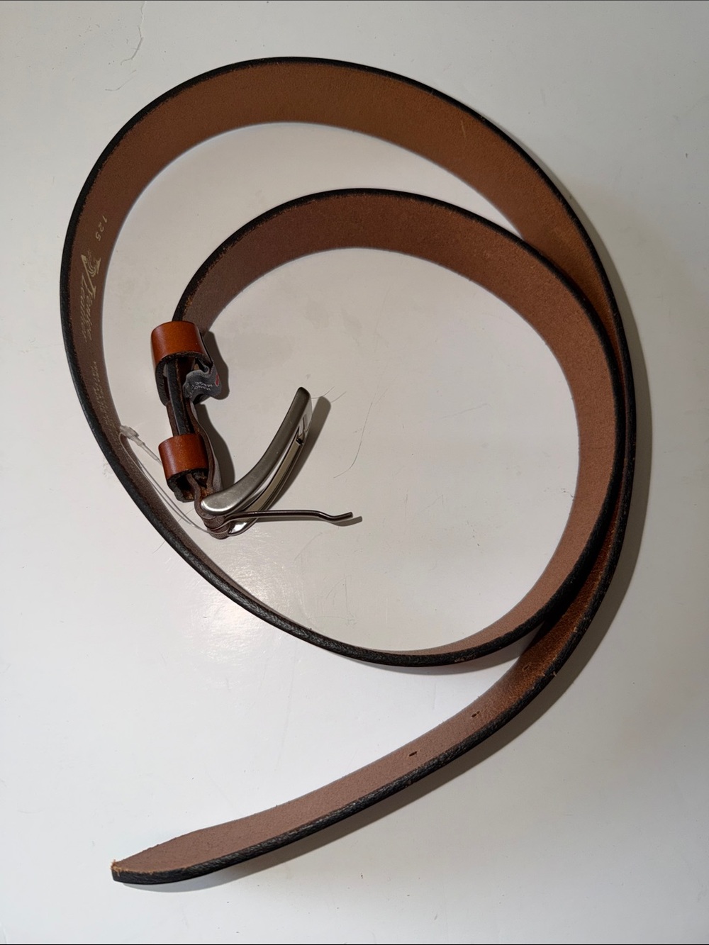 Vera Pelle Genuine Leather handmade Belt Made In Italy